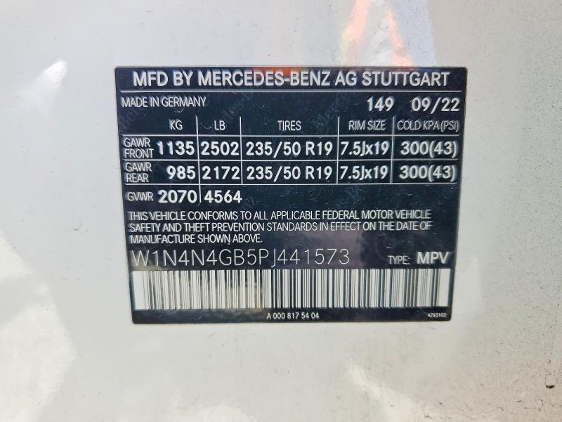 Auction sale of the 2023 Mercedes-benz Gla, vin: W1N4N4GB5PJ441573, lot number: 55740216