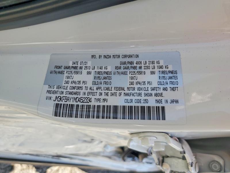 Auction sale of the 2021 Mazda Cx-5, vin: JM3KFBAY1M0452334, lot number: 55893816