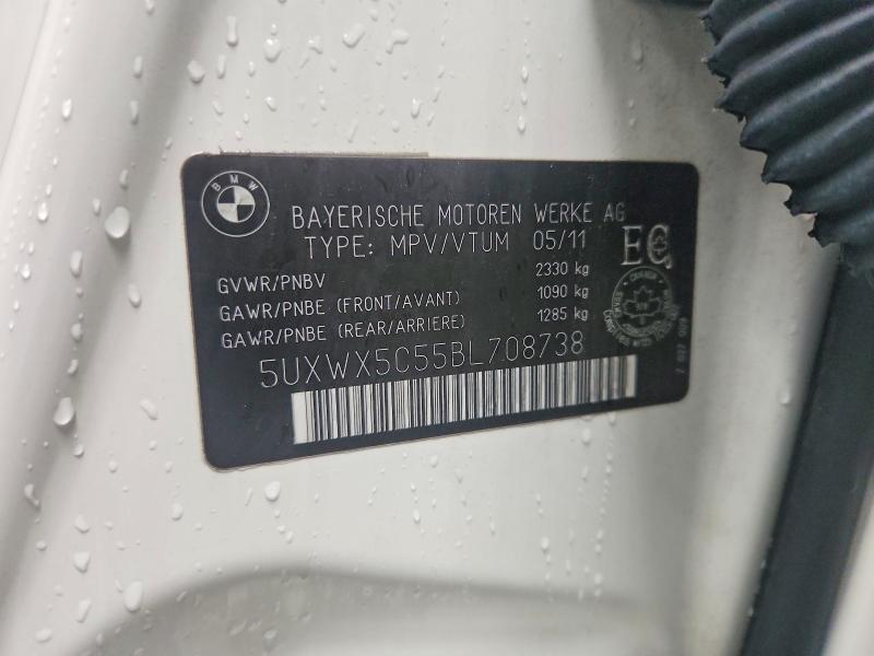 Продажа на аукционе авто 2011 Bmw X3, vin: 5UXWX5C55BL708738, номер лота: 57890206