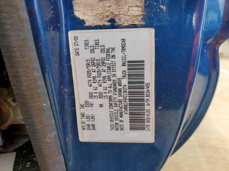 1993 Toyota Pickup მანქანა იყიდება აუქციონზე, vin: 4TARN01P9PZ136374, აუქციონის ნომერი: 58556786