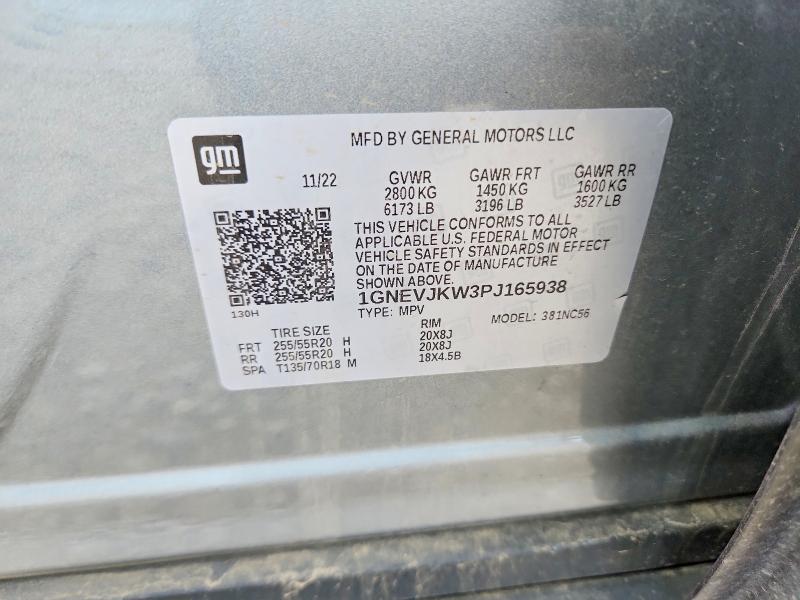 Продажа на аукционе авто 2023 Chevrolet Traverse, vin: 1GNEVJKW3PJ165938, номер лота: 58270476