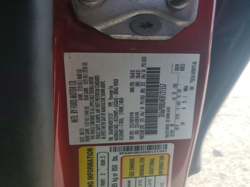 Aukcja sprzedaży 2014 Ford Fusion, vin: 3FA6P0RU4ER121557, numer aukcji: 58833676