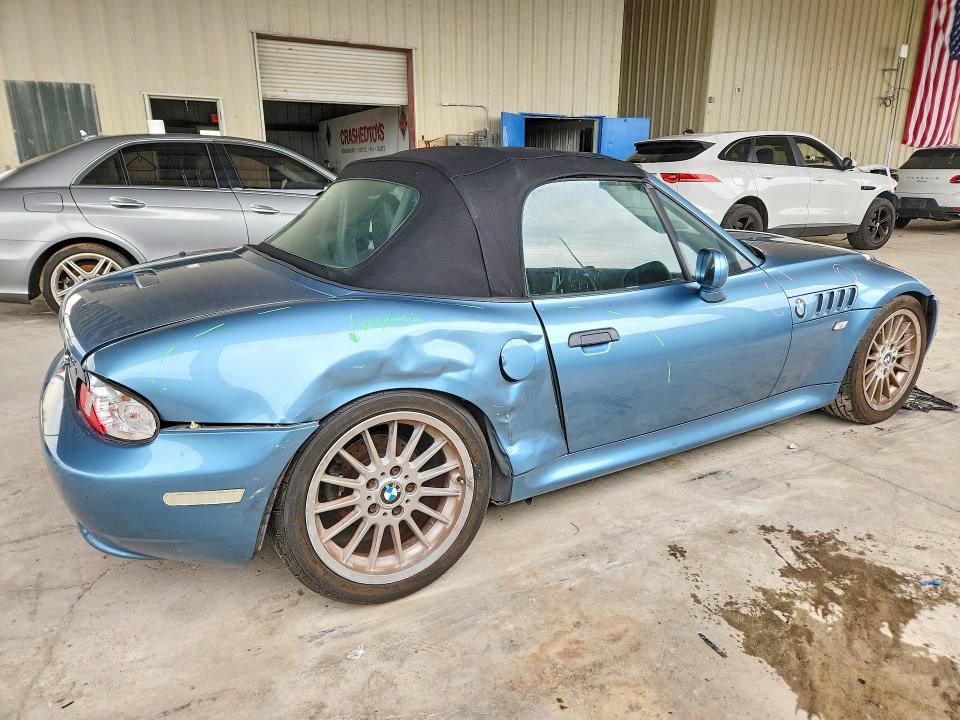 55890606 :رقم المزاد ، 4USCN53472LJ60642 vin ، 2002 Bmw Z3 مزاد بيع