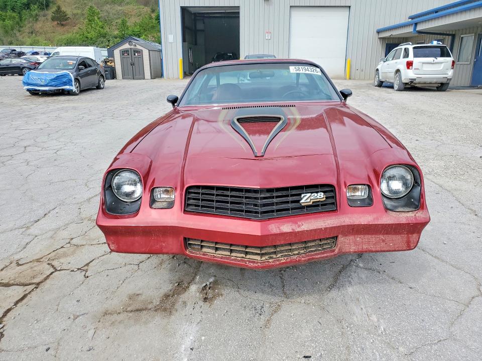 Продажа на аукционе авто 1978 Chevrolet Camaro, vin: 1Q87L8L626639, номер лота: 58194326