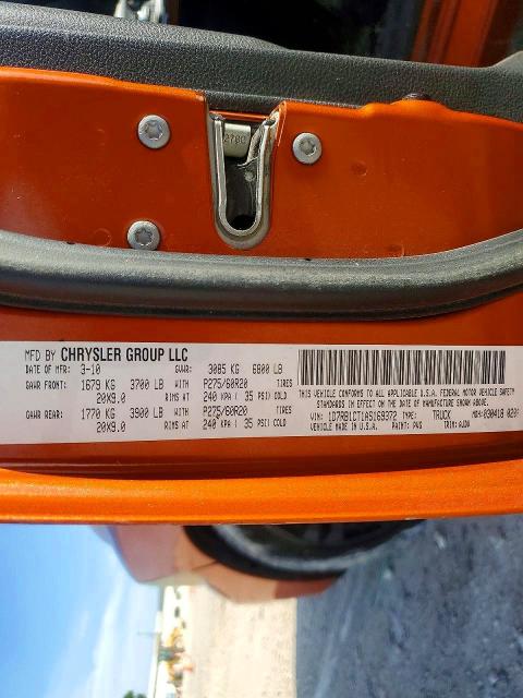 55862086 :رقم المزاد ، 1D7RB1CT1AS169372 vin ، 2010 Dodge Ram 1500 مزاد بيع