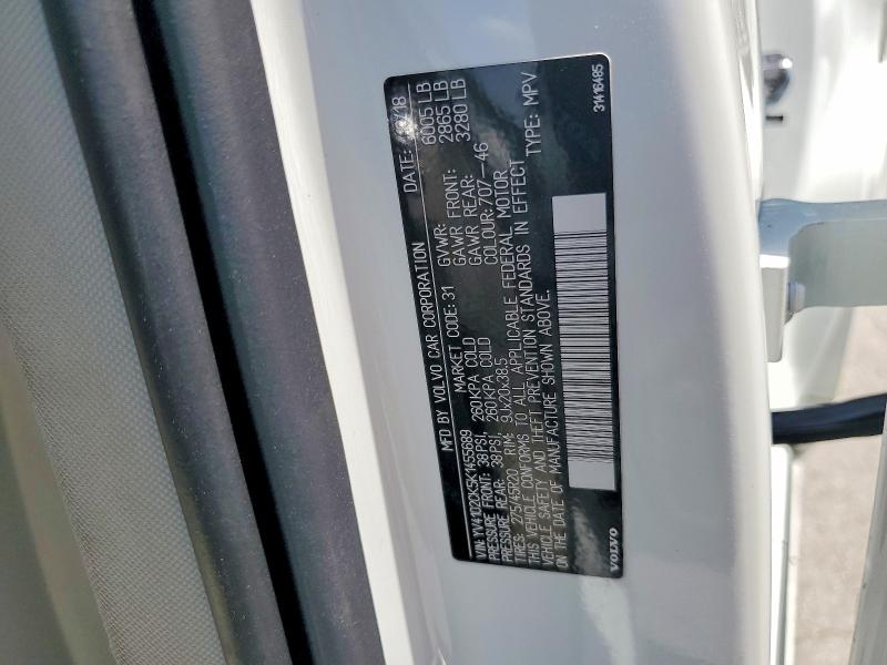 Aukcja sprzedaży 2019 Volvo Xc90, vin: YV4102CK5K1455689, numer aukcji: 55629166