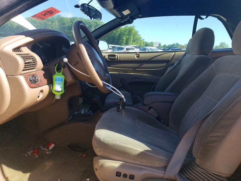 Aukcja sprzedaży 2001 Chrysler Sebring, vin: 1C3EL45U91N615221, numer aukcji: 57143756