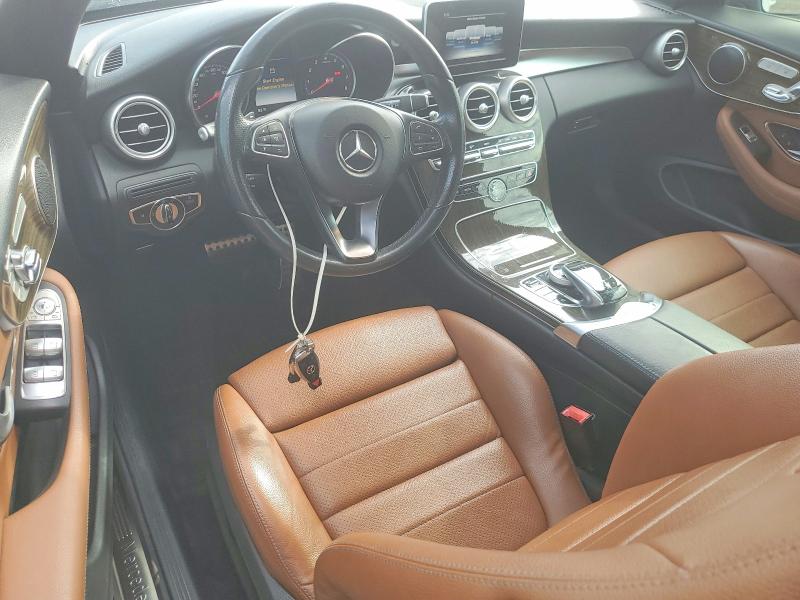 55740686 :رقم المزاد ، WDDWK4JB7JF659757 vin ، 2018 Mercedes-benz C مزاد بيع