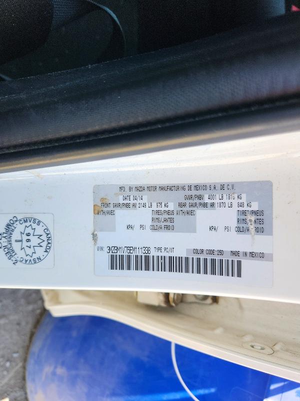 Продаж на аукціоні авто 2014 Mazda 3, vin: 3MZBM1V76EM111338, номер лоту: 55036046