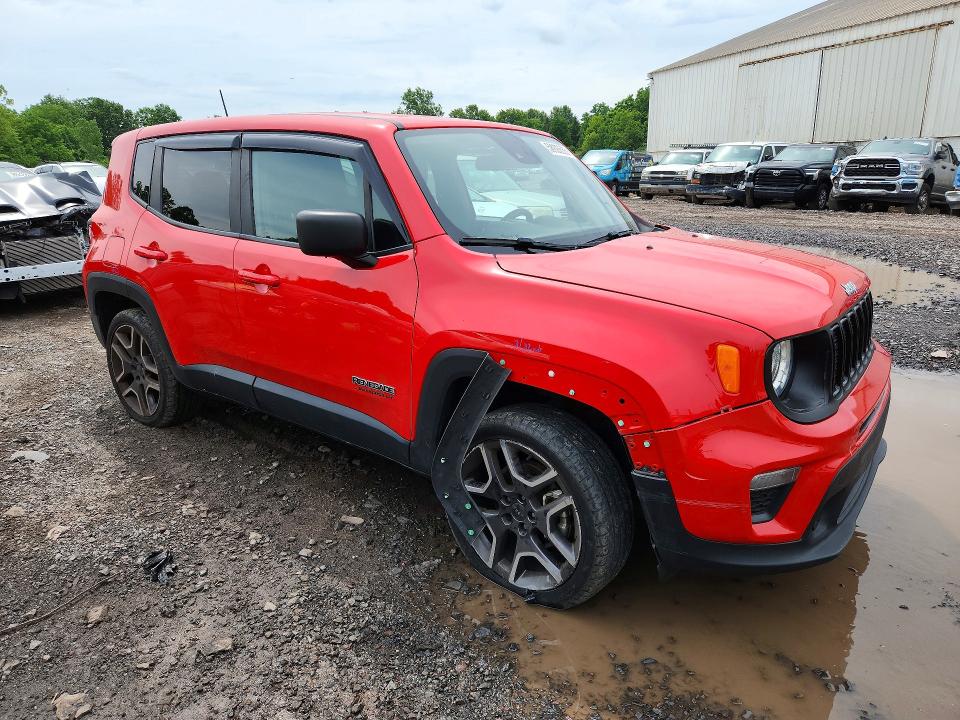 Продажа на аукционе авто 2021 Jeep Renegade, vin: ZACNJDAB1MPN31151, номер лота: 58928566