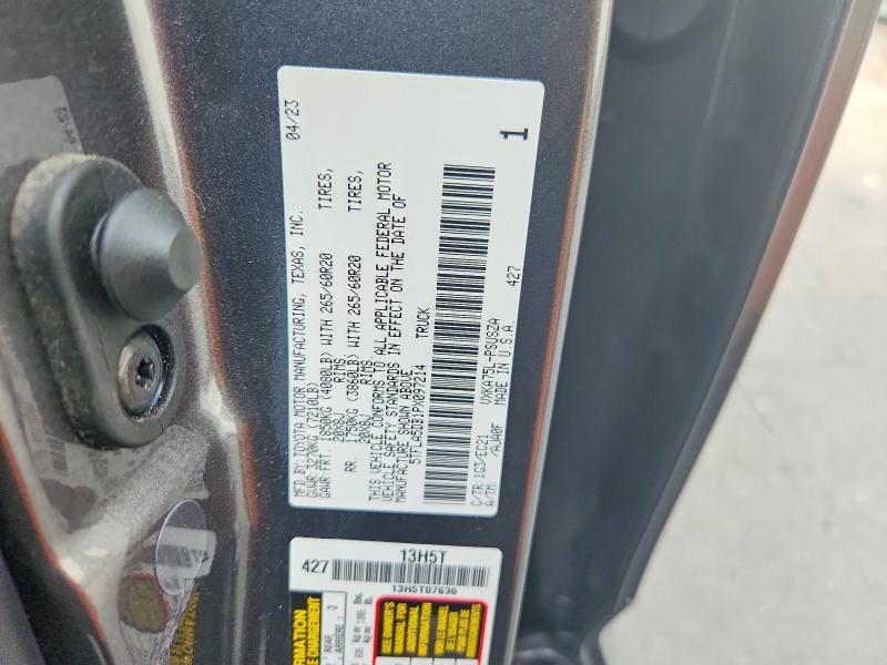 Aukcja sprzedaży 2023 Toyota Tundra, vin: 5TFLA5DB1PX097214, numer aukcji: 55683766