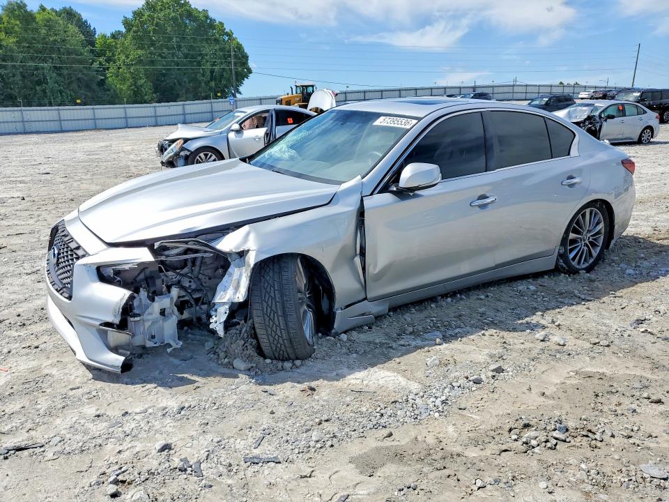 2018 Infiniti Q50 მანქანა იყიდება აუქციონზე, vin: JN1EV7APXJM365634, აუქციონის ნომერი: 57395536