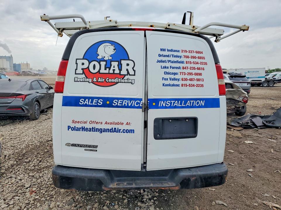 2015 Chevrolet Express G2500 მანქანა იყიდება აუქციონზე, vin: 1GCWGFCF8F1237704, აუქციონის ნომერი: 58781986