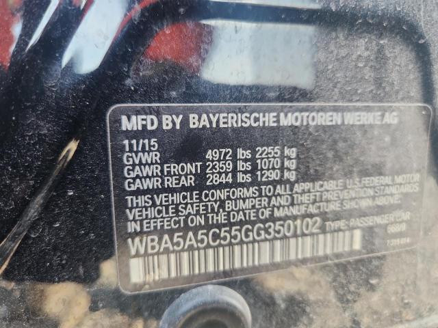 Aukcja sprzedaży 2016 Bmw 528, vin: WBA5A5C55GG350102, numer aukcji: 58423296