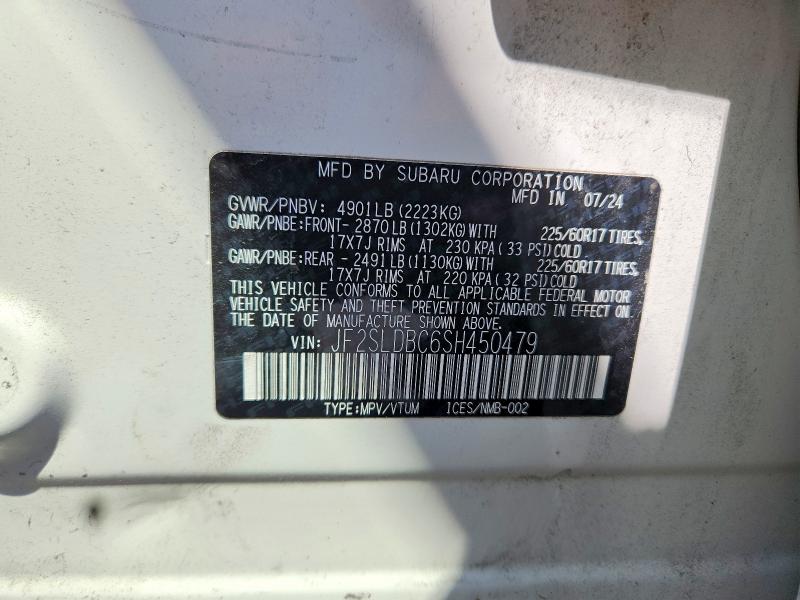 Aukcja sprzedaży 2025 Subaru Forester, vin: JF2SLDBC6SH450479, numer aukcji: 85626295