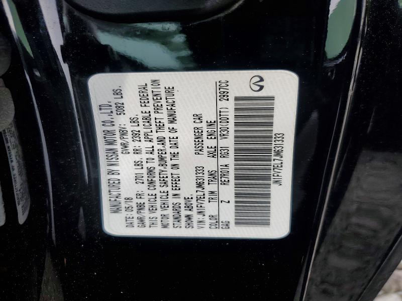 Продажа на аукционе авто 2018 Infiniti Q60, vin: JN1FV7EL7JM631333, номер лота: 57393586