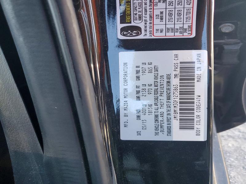 Aukcja sprzedaży 2015 Mazda 3, vin: JM1BM1M30F1275863, numer aukcji: 58264996
