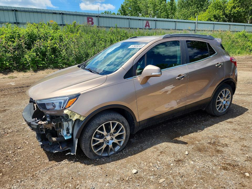 57909046 :رقم المزاد ، KL4CJ1SB9JB578094 vin ، 2018 Buick Encore مزاد بيع