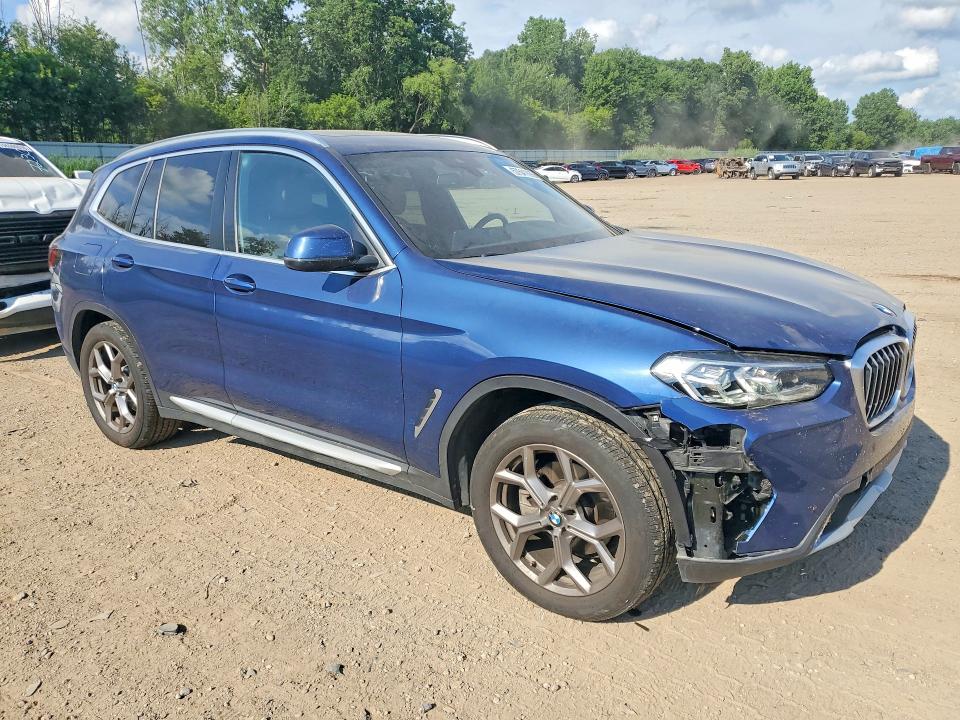 2022 Bmw X3 მანქანა იყიდება აუქციონზე, vin: 5UX53DP00N9K66629, აუქციონის ნომერი: 57541896