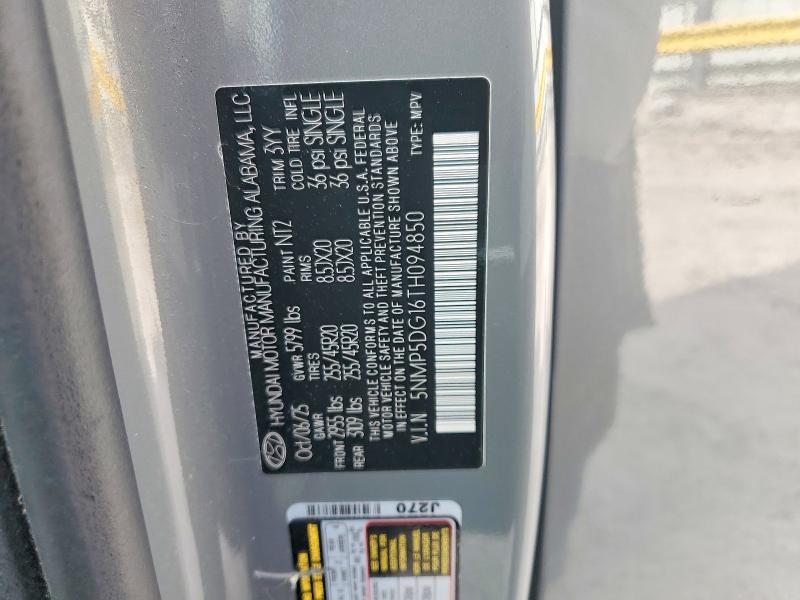 Продажа на аукционе авто 2026 Hyundai Santa Fe, vin: 5NMP5DG16TH094850, номер лота: 56296786