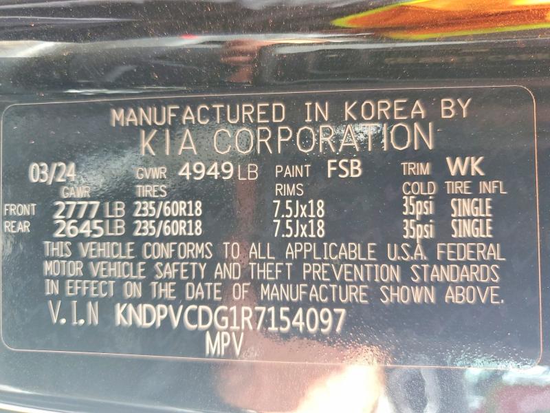 Aukcja sprzedaży 2024 Kia Sportage, vin: KNDPVCDG1R7154097, numer aukcji: 55836726