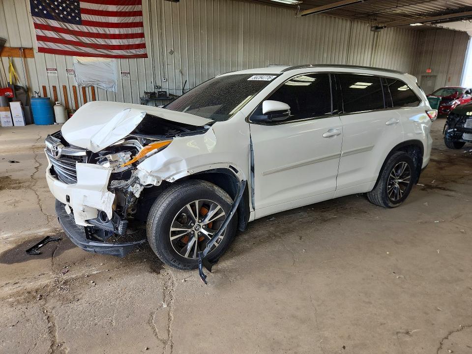2016 Toyota Highlander მანქანა იყიდება აუქციონზე, vin: 5TDJKRFH4GS339013, აუქციონის ნომერი: 56284776