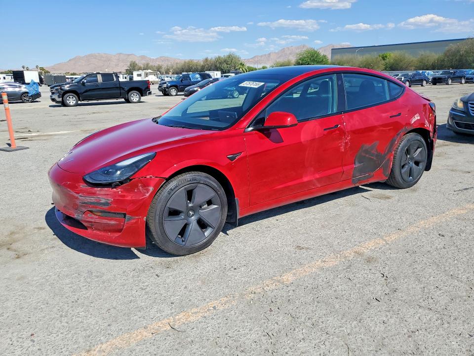 Auction sale of the 2023 Tesla Model 3, vin: 5YJ3E1EA1PF477201, lot number: 57576166