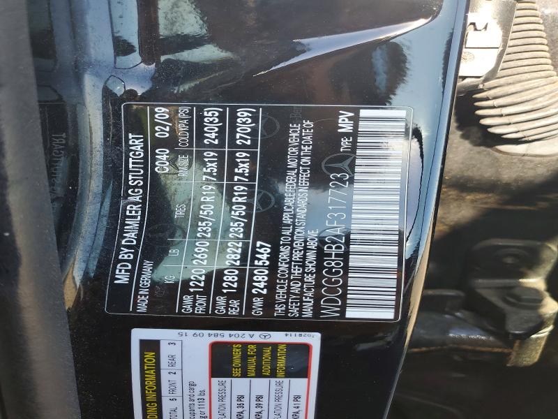 Продаж на аукціоні авто 2010 Mercedes-benz Glk, vin: WDCGG8HB2AF317723, номер лоту: 57596626