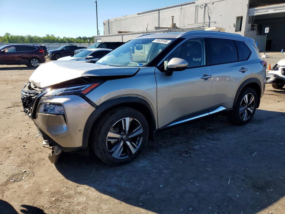 58620596 :رقم المزاد ، JN8AT3DD2MW319174 vin ، 2021 Nissan Rogue مزاد بيع