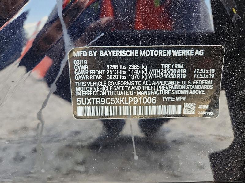 Aukcja sprzedaży 2019 Bmw X3, vin: 5UXTR9C5XKLP91006, numer aukcji: 85604105