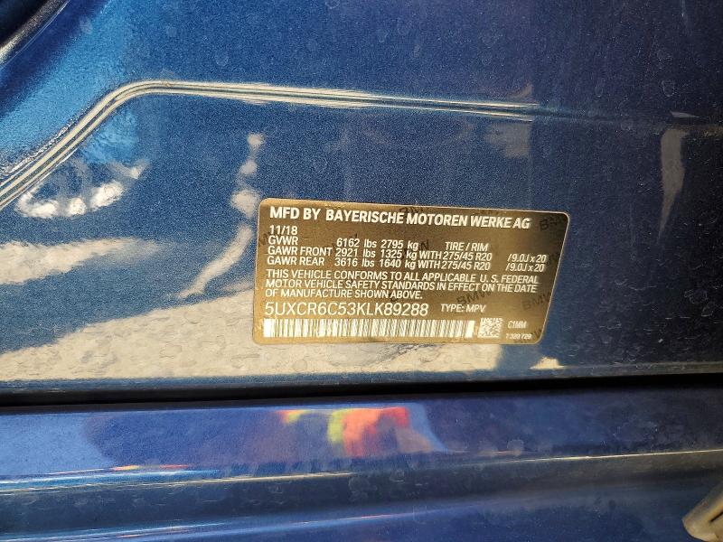 Продажа на аукционе авто 2019 Bmw X5, vin: 5UXCR6C53KLK89288, номер лота: 58746176