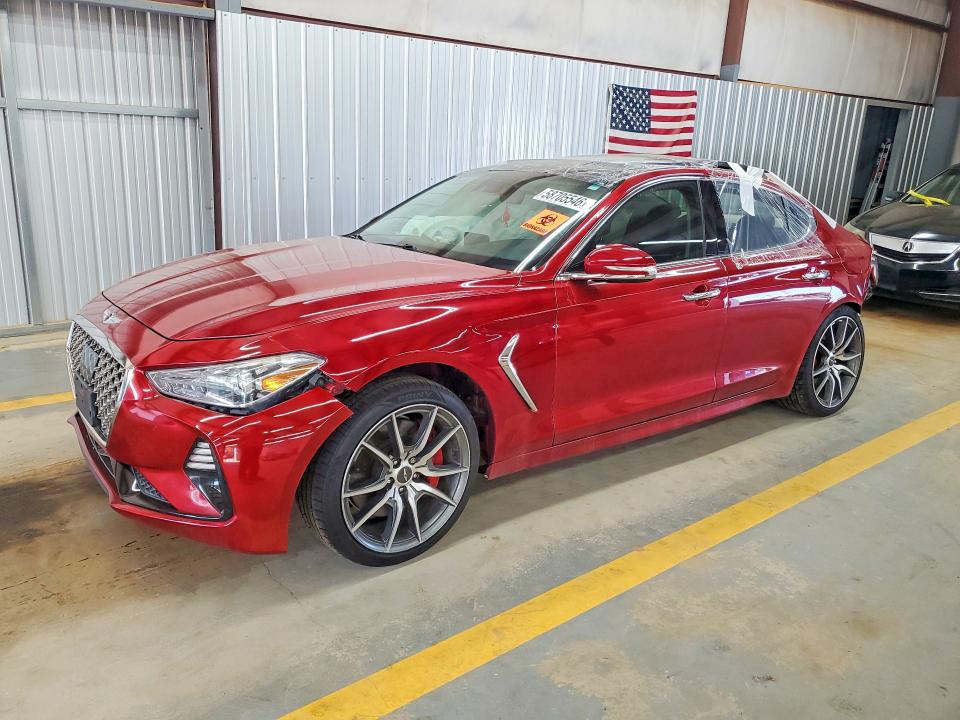 2019 Genesis G70 მანქანა იყიდება აუქციონზე, vin: KMTG74LE9KU026425, აუქციონის ნომერი: 58705546