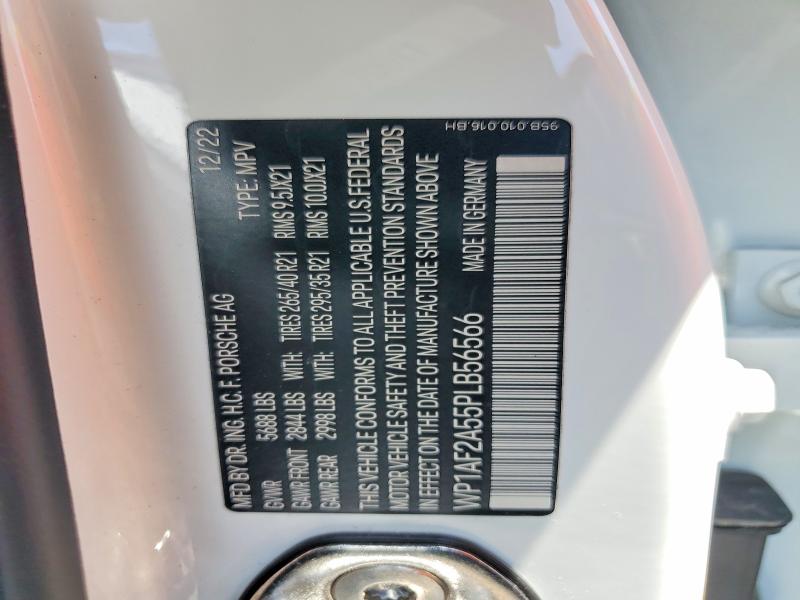 Продажа на аукционе авто 2023 Porsche Macan, vin: WP1AF2A55PLB56566, номер лота: 58931406