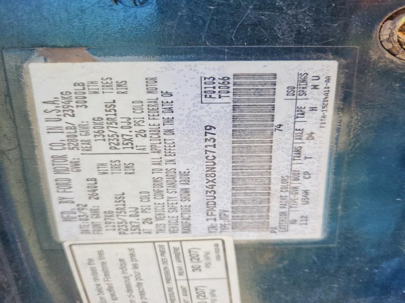 Aukcja sprzedaży 1992 Ford Explorer, vin: 1FMDU34X8NUC71379, numer aukcji: 51922486