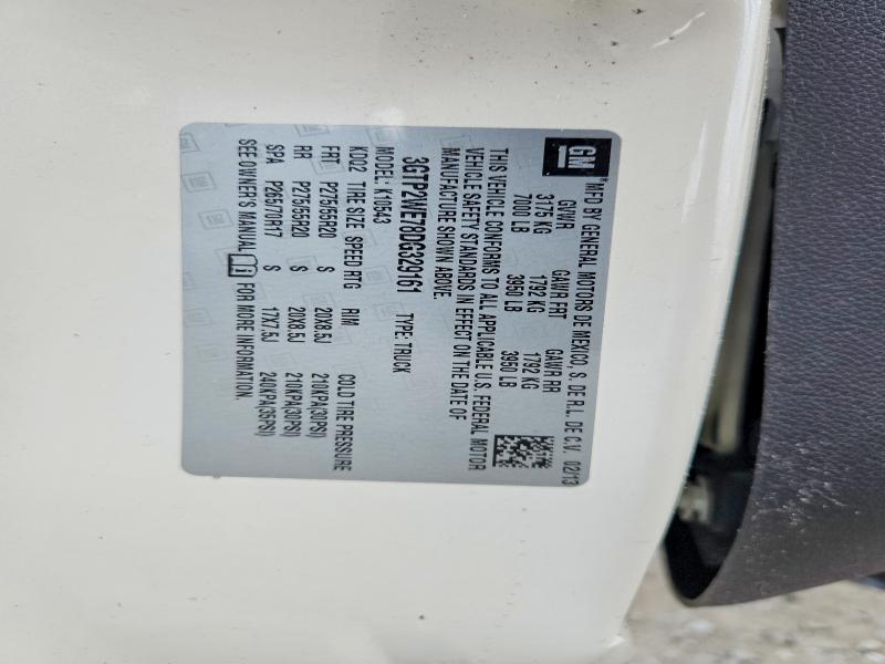 2013 Gmc Sierra მანქანა იყიდება აუქციონზე, vin: 3GTP2WE78DG329161, აუქციონის ნომერი: 54977536