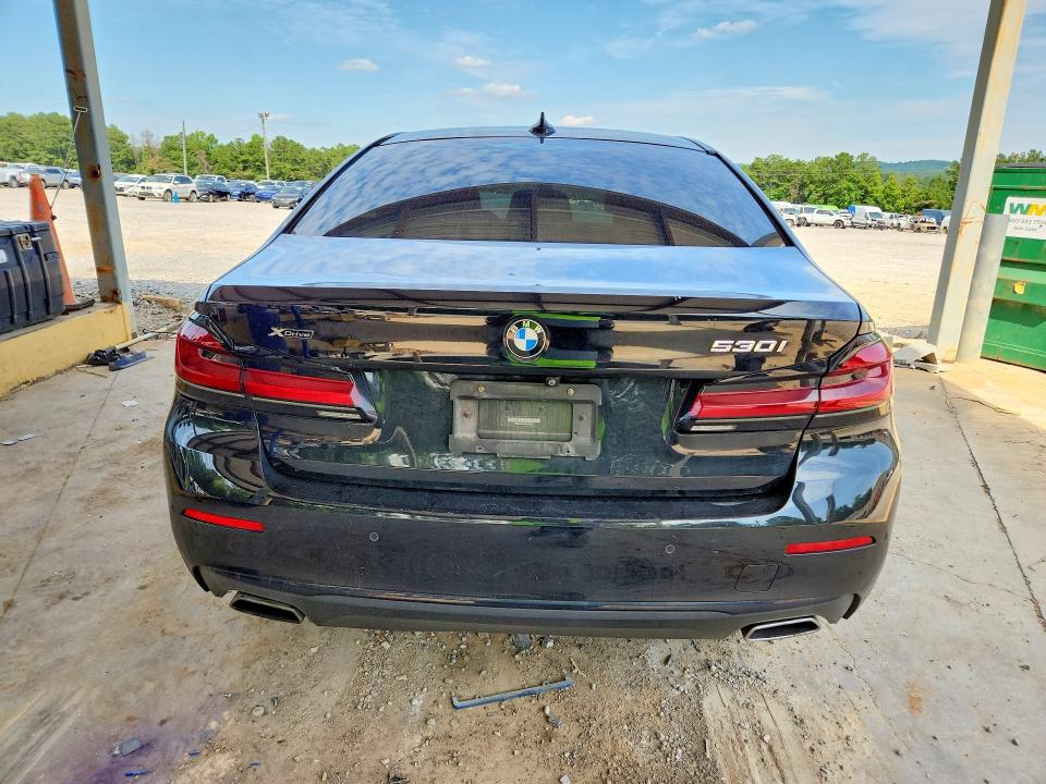 58553706 :رقم المزاد ، WBA13BJ01MCF62337 vin ، 2021 Bmw 530 مزاد بيع