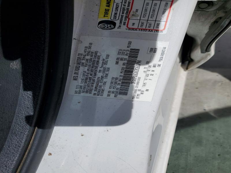 57051056 :رقم المزاد ، 3FAHP0JGXCR263794 vin ، 2012 Ford Fusion مزاد بيع