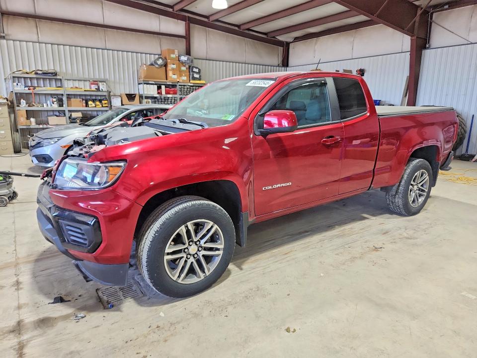 58232546 :رقم المزاد ، 1GCHSBENXM1237575 vin ، 2021 Chevrolet Colorado مزاد بيع