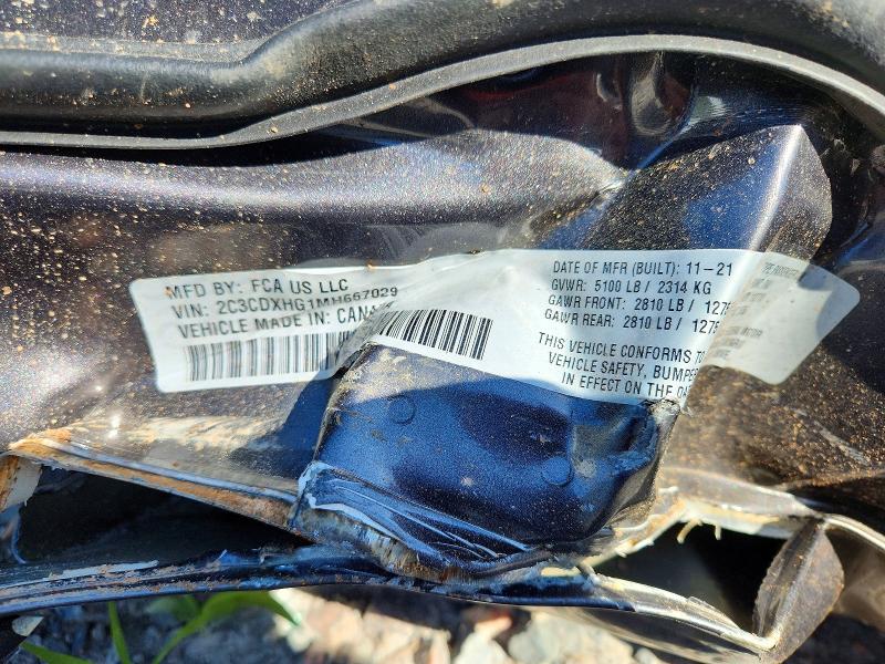 Aukcja sprzedaży 2021 Dodge Charger, vin: 2C3CDXHG1MH667029, numer aukcji: 55503126