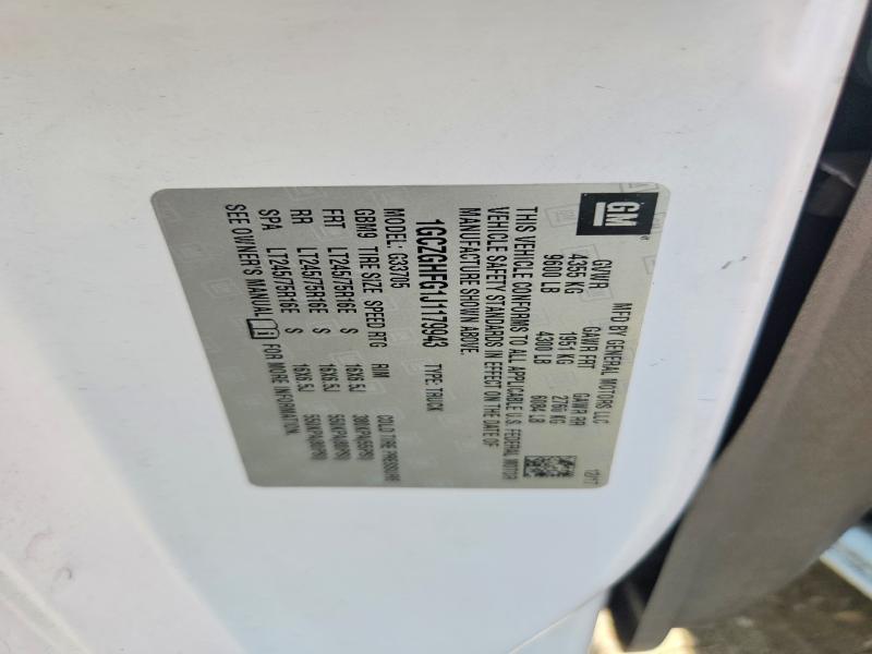2018 Chevrolet Express G3500 მანქანა იყიდება აუქციონზე, vin: 1GCZGHFG1J1179943, აუქციონის ნომერი: 56497826
