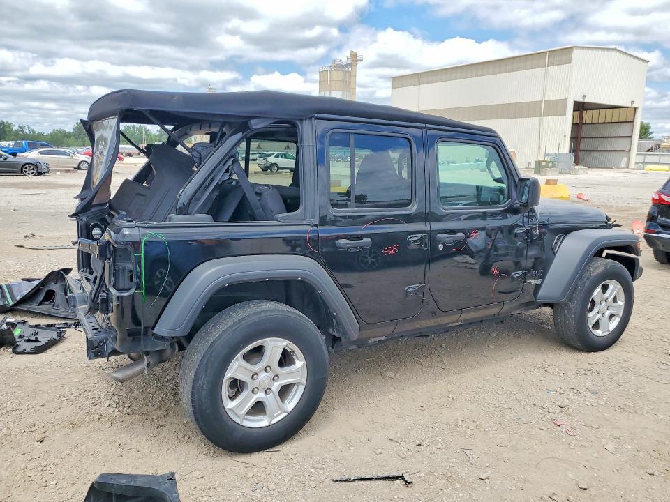 57968736 :رقم المزاد ، 1C4HJXDG3MW816199 vin ، 2021 Jeep Wrangler Unlimited مزاد بيع
