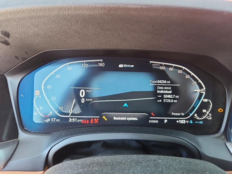 2022 Bmw 330e მანქანა იყიდება აუქციონზე, vin: 3MW5P7J09N8C44037, აუქციონის ნომერი: 58312866