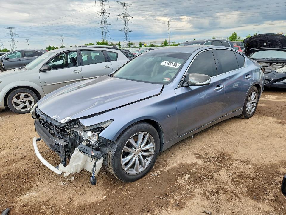 58422466 :رقم المزاد ، JN1EV7AP5HM737990 vin ، 2017 Infiniti Q50 مزاد بيع