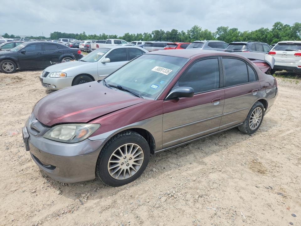 58091336 :رقم المزاد ، 2HGES16555H589785 vin ، 2005 Honda Civic مزاد بيع