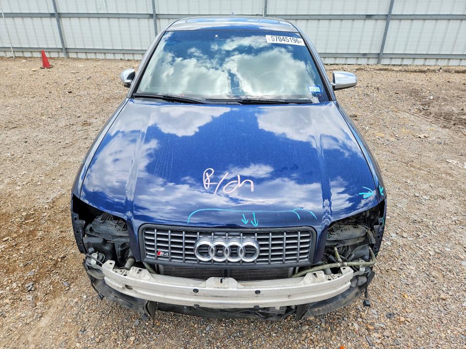 Продажа на аукционе авто 2005 Audi S4, vin: WAUPL68E45A090910, номер лота: 57045196