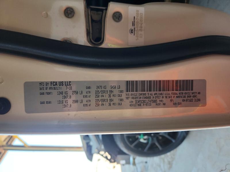 Aukcja sprzedaży 2018 Dodge Journey, vin: 3C4PDCBG1JT475885, numer aukcji: 56525896