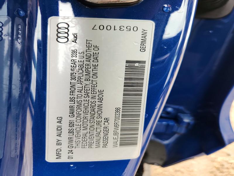 Aukcja sprzedaży 2024 Audi E-tron Gt, vin: WAUEJBFW6R7003366, numer aukcji: 55508686