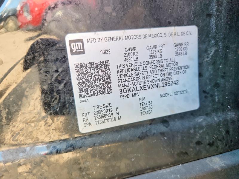 Продаж на аукціоні авто 2022 Gmc Terrain, vin: 3GKALXEVXNL195242, номер лоту: 57180176