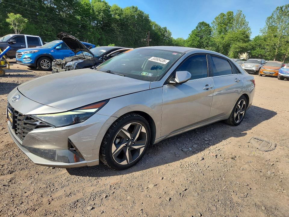 Продажа на аукционе авто 2021 Hyundai Elantra, vin: 5NPLP4AG2MH012784, номер лота: 55895436