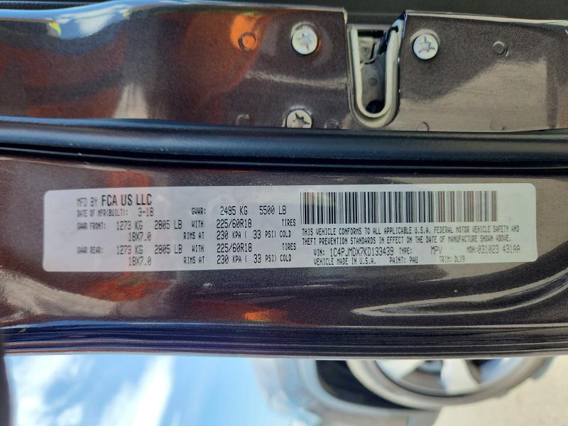 Продаж на аукціоні авто 2019 Jeep Cher 4d Ctry, vin: 1C4PJMDX7KD133439, номер лоту: 57431136